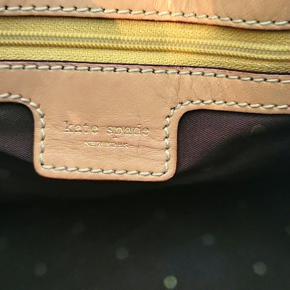 Kate Spade Striped Red, Black & White Stachel Carryall Handbag - Picture 3 of 9